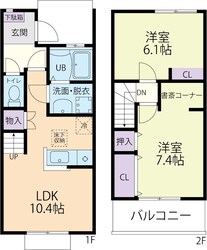 Maison Lavande（メゾン・ラヴァンダ）の物件間取画像